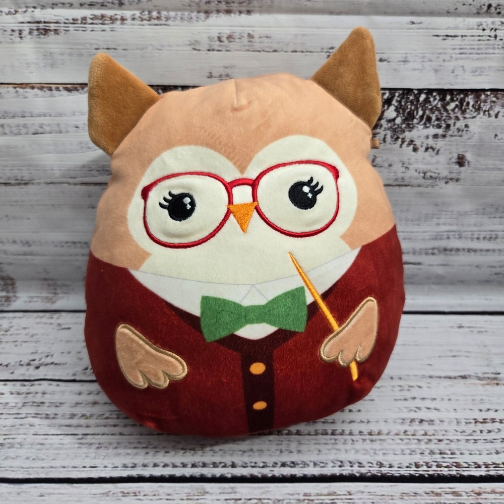 Squishmallow 8" Jaydelle The Owl Back To School Teacher Kellytoy Plush Toy